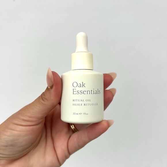 Oak Essentials Ritual Oil 1 Ounce Jenni Kayne Skincare Face Organic Clean - Picture 2 of 4